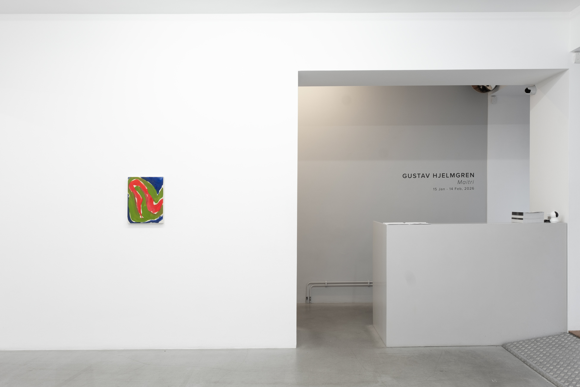 Installation view, Maitri — central gallery